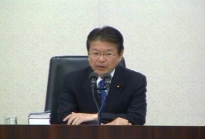 2012年11月2日（金）　厚生労働委員長として初めての厚労委員会