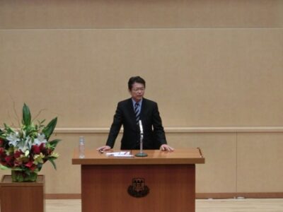 2012年11月3日（土）　学園祭で講演しました
