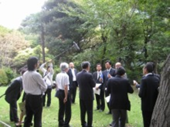 2012年10月31日（水）　旧衆議院事務総長公邸などを視察