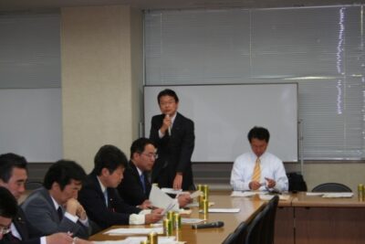 2006年10月10日（火）　内閣提出予定法案等一括ヒアリングにて司会進行