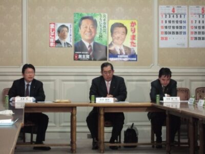 2007年4月4日（水）　民主党『次の内閣』にて司会