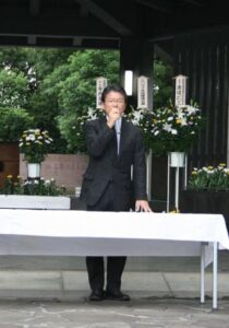2007年8月23日（木）　シベリア抑留犠牲者追悼の集いに出席