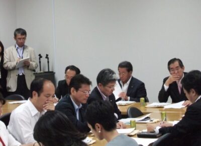 2007年8月29日（水）　民主党　総務・厚労部門合同会議に出席