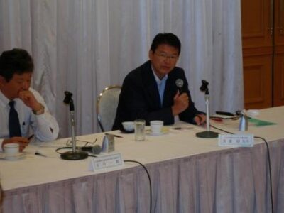 2007年8月31日（金）　「政策ビジョン懇談会」において講演