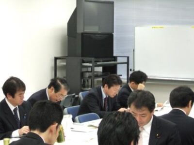 2007年10月2日（火）　民主党　総務・厚労部門合同会議に出席