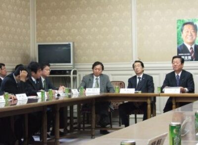 2007年10月31日（水）　民主党「次の内閣」に出席