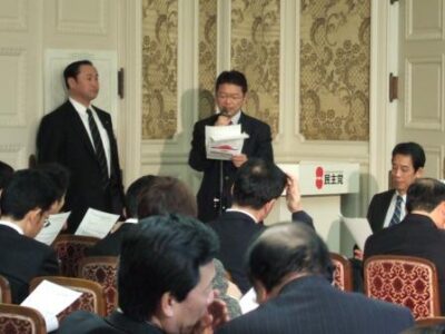 2007年12月14日（金）　代議士会にて「次の内閣」の活動報告