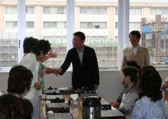 2008年7月16日（水）　原口一博衆議院議員及び原口後援会の皆様とお食事