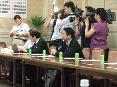 2008年9月17日（水）　民主党政治改革推進本部役員会に出席