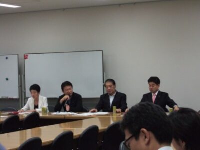 2008年9月22日（月）　後期高齢者医療制度に関する民主党部門会議開催