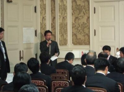 2009年2月27日（金）　 代議士会で「次の内閣」の報告をしました。