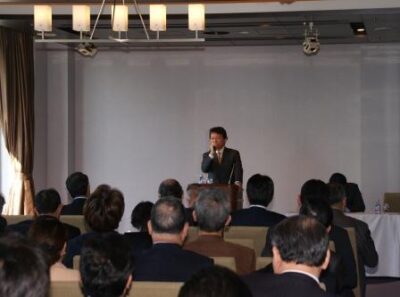 2009年3月2日（月）　 民主党の政権構想などについて講演しました。