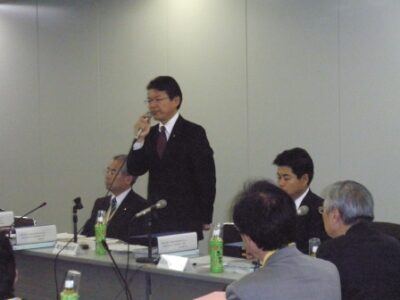2009年9月30日（水）　薬害肝炎事件の検証等委員会で挨拶しました。