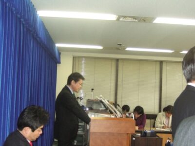 2009年12月28日（月）　社会保険庁に関する記者会見をしました