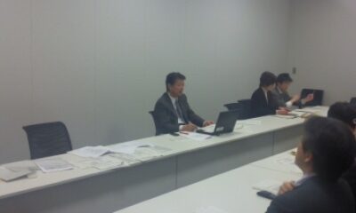 2013年2月5日(火)　社会保障・公共事業に関するレクを受けています