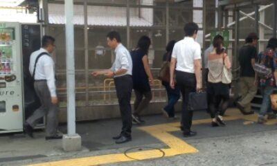 2013年8月22日（木）　東中野駅（中野区）で朝の街頭演説