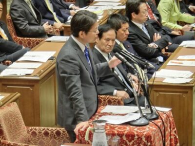 2014年4月3日（木）　ＳＴＡＰ細胞問題、日本の基礎研究の問題点について、野依良治理化学研究所理事長 に質問