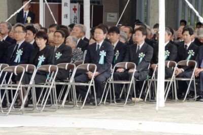 2014年5月26日（月）　千鳥ケ淵戦没者墓苑の拝礼式に出席