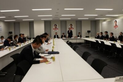 2014年9月30日(月) 　民主党「次の内閣」で司会