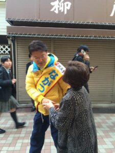 2014年12月13日（土）　企業・団体献金を受け取らず活動中！