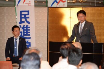 群馬県で堀越けいにんさんを激励