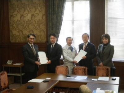 東北市長会の要請を受けました