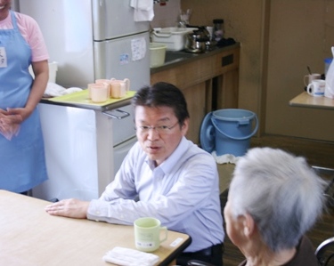 中野区の福祉施設を訪問