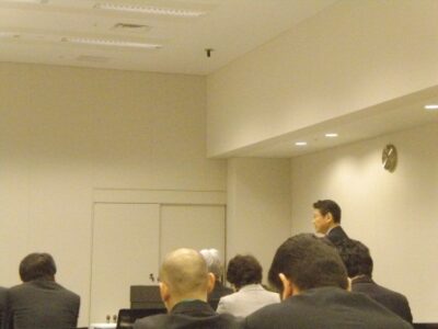民主党東京都連の常任幹事会で国政報告