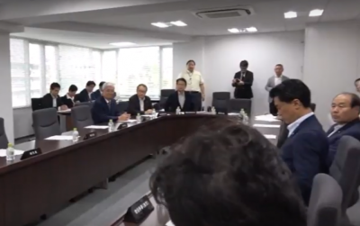 常任幹事会で選挙に関する報告