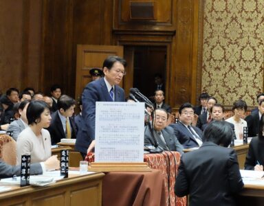 安倍総理等に統計データ問題を質す