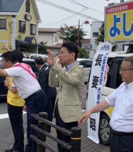 最終日　三重県で、よしの正英候補の応援