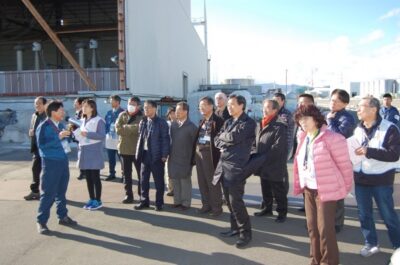 福島第一原発を視察