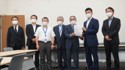 「黒い雨」訴訟原告団・弁護団、訴訟を支援する会から要請を受ける