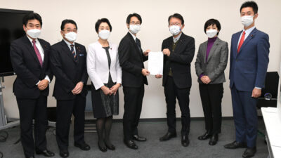 南アフリカなどからの入国禁止等を厚生労働省に緊急要請
