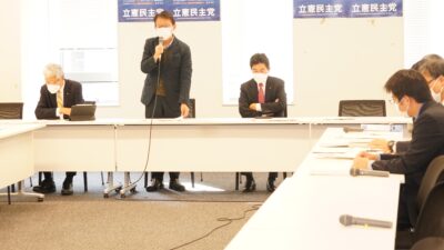 政府にコロナ対策等の改善を要請