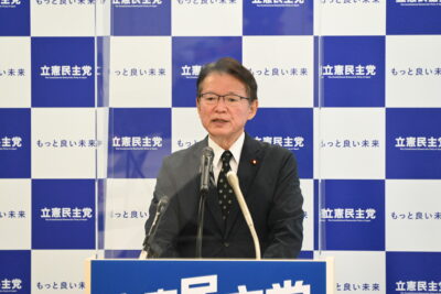 「葉梨法務大臣の発言は見過ごせない。大臣の任にはふさわしくない」長妻政調会長が会見ｃ