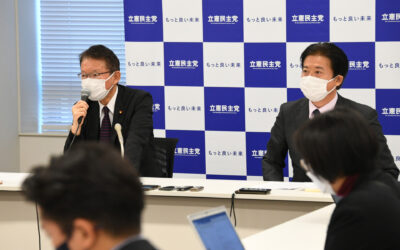 【次の内閣】「外交・安全保障戦略の方向性」について　記者団の質問に答える