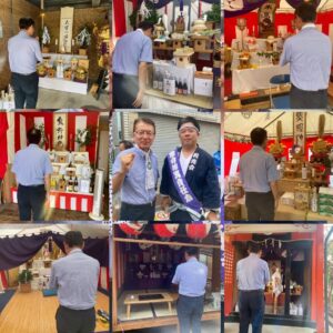 地域の神酒所（みきしょ）にお参りしました