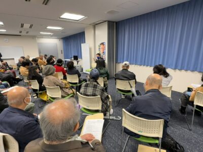 10月24日(金)中野区の野方区民活動センターにて『ながつま昭と語る会』を開催いたしました