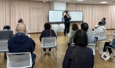 10月17日(金)中野区の南中野区民活動センターにて『ながつま昭と語る会』を開催いたしました