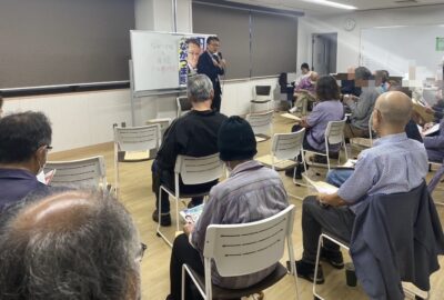 10月11日（土）、コミュニティふらっと方南にて『ながつま昭と語る会』を開催いたしました