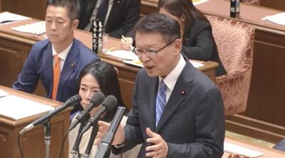 予算委員会で質問に立ちました