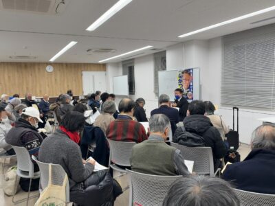 12月12日(金)、杉並区のセシオン杉並にて『ながつま昭と語る会』を開催いたしました
