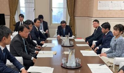 予算委員会の理事懇談会が開催されました