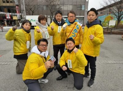 選挙戦最終日です　最後まで頑張ります　どうかご支援ください