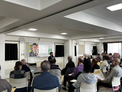 3月21日(土)、江古田区民活動センターにて『ながつま昭と語る会』を開催いたしました