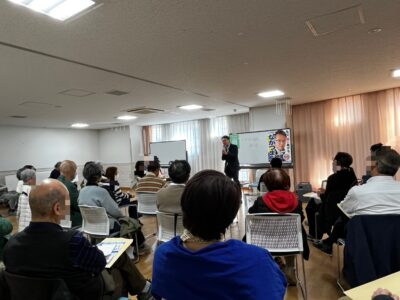 3月28日(土)、南中野区民活動センターにて『ながつま昭と語る会』を開催いたしました