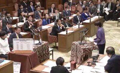予算委員会で質疑に立ちました