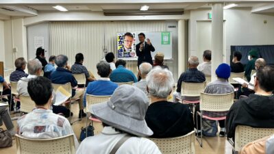5/8(金)鷺宮区民活動センターにて、『ながつま昭と語る会』を開催しました。